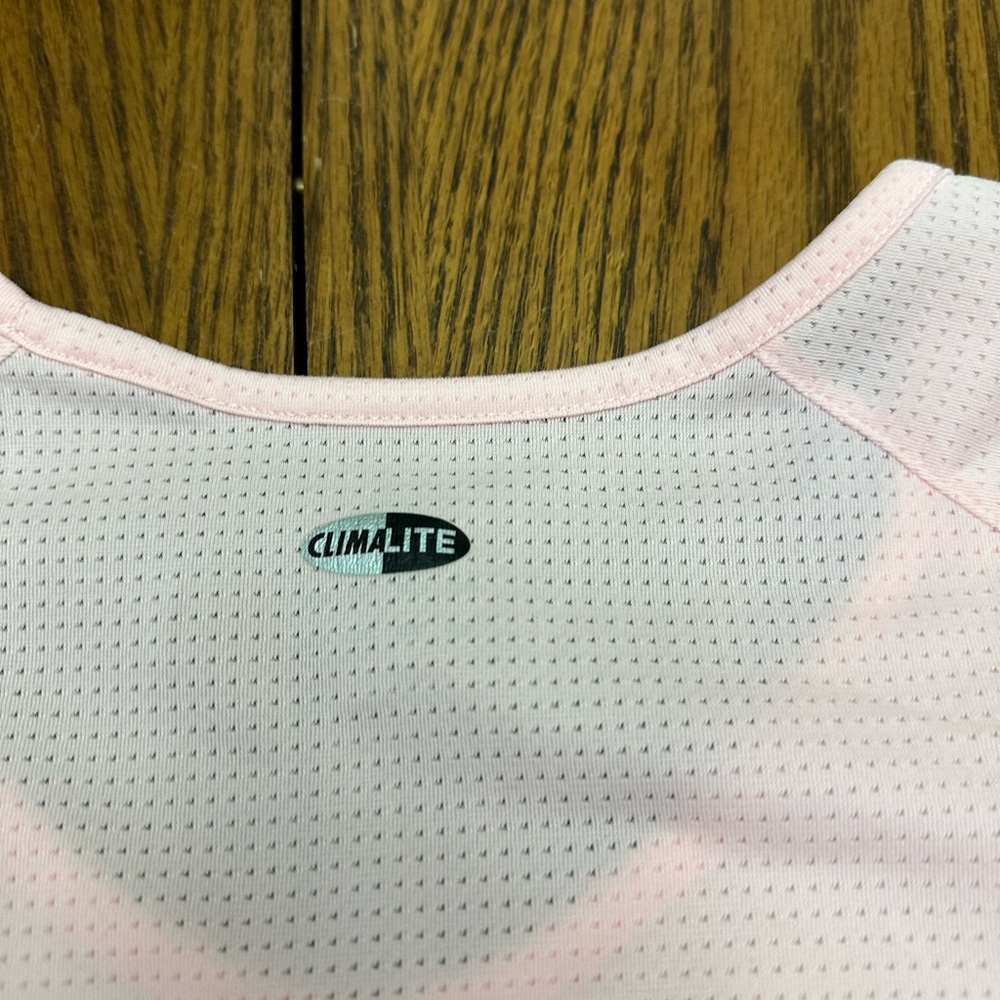 Adidas Peach Colored Climalite Shirt - Picture 5 of 6